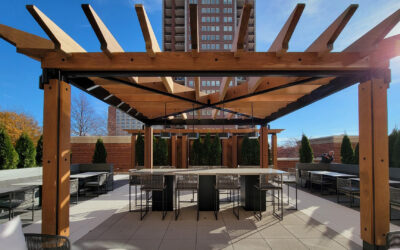 “The Plaza” Pergola & Screen Walls